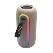 Laser Portable Bluetooth Pill Speaker With RGB Lighting (Pink)