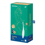Satisfyer Twirling Joy Tip Vibrator With App Control - # White 1pc