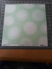 12" Scrapbook Paper 5p Martha Stewart white shiny doily wedding birthday tea par