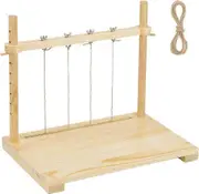 15.7x9.4inch Bookbinding Sewing Frame Set Hand DIY Book Binding Tools with Hemp Rope for DIY Bookbinding Crafts and Sewing Supplies