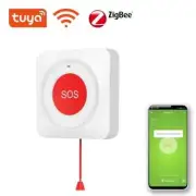 Smart SOS Button Wireless Pager Phone Alert Transmitter Call Button for Patient
