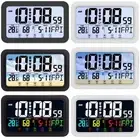Digital Desk Clock Featuring Calendar Timer and Alarm Options Available