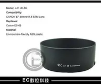 在飛比找樂天市場購物網優惠-【EC數位】JJC CANON ES-68 遮光罩 CANO