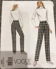 Vogue Pattern 1003 - Size 6 - Pants - Factory Folded