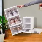 6 Layers Shoes Box Foldable Transparent Storage Organizer High-top Cabinet Rack