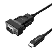 A - Orico 1.8m USB Type-C USB-C to VGA Adapter Cable Converter, 1920*1080/60Hz