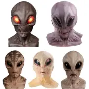 Halloween Full for Head Latex Mask Creppy Extraterrestrial for Cosplay UFO