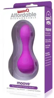 Screaming O Affordable MooVe 20 Function Recharable Waterproof Vibrator Purple