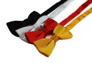 Boys Kids Plain Bow Tie Party Wedding School Pageboy Black White Red Bowtie