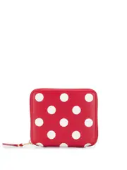 [COMME des GARCONS WALLET] Dots Printed Big U-Zip Wallet