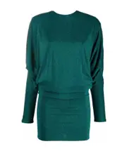 Alexandre Vauthier Open-Back Mini Dress FR34 Green