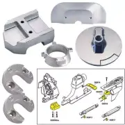 Tecnoseal Anode Kit Merc Alpha 1 Gen 2 with Hardware Zinc Poly #20801