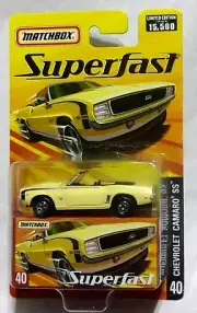 MK Matchbox - 2005 USA Superfast #40 Chevrolet Camaro - Yellow