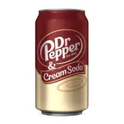 Dr Pepper and Cream Soda Soft Drink Can 355ml X 2 Cans