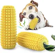 Dog Chew Toys for Aggressive Chewers, Indestructible Tough Durable Squeaky Interactive Dog Toys, Puppy Teeth Chew Corn Stick Toy for Small Meduium Large Breed
