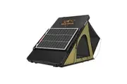 San Hima Kalbarri Lite Rooftop Tent Hardshell Olive+Ladder&Rack+130W Solar Panel