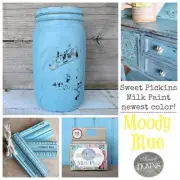 Sweet Pickins Milk Paint 170g Moody Blue (Makes 500ml)