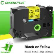 Compatible for Brother P-Touch Label Maker TZ TZe 651 Tape Cartridges Yellow 1"