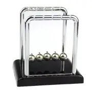 Newtons Cradle Balance Balls Stress Reliever Physics Science Pendulum Desk Toys-