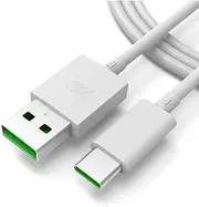 USB Type-C Adapter Cable USB-C Data Sync Power Supply 6.5A VOOC Super Fast Charging Cord Charger Adapter Suitable for Oppo Mobile Phones