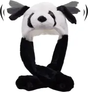 Frog Hat Beanie Eyes Moving Jumping Hats Cute Big Eyes Frog Cap Plush Animal Cap