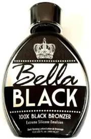 Bella Black 100X Bronzer Tanning Lotion ? Premium Tanning Bed Lotion with Extrem