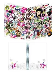 Tokidoki Discoteca Pink A5 Spiral Notebook Officially Licensed NEW