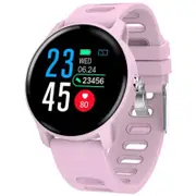 S08 Smart Sports Watch 1.3 Inch Screen Health Care Fitness Tracker Ip68 Waterproof Bluetooth Smartwatch Pink Smart Watches