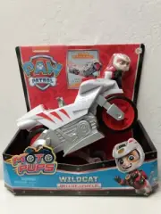 NEW HTF NICKELODEON PAW PATROL MOTO PUPS WILDCAT DELUXE VEHICLE PLAYSET NIB