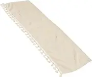 CORHAD Decorative Tassel Partition Curtain Short Kitchen Cafe Window Valance Easy Install
