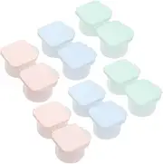 [PERSELOSO] 6pcs Lens Case Portable Holder Storage Kit for Home Travel Color-Coded for Family Friends