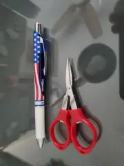 (2) Mini Folding Precision SafetyScissors great for decal trimming/stray threads