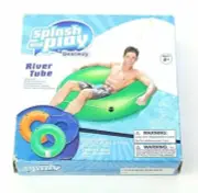 Bestway Splash and Play Inflatable Blow Up Pool River Tube Float, Green