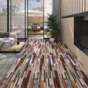 vidaXL PVC Flooring Planks 5.02 m� 2 mm Self-adhesive Multicolour