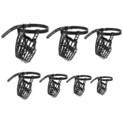 Dog Muzzle, 7 Size Soft Mesh Muzzles for Small Medium Large Dogs Basket Cover...
