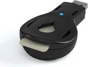 Aromakey USB Aromatherapy Diffuser with 5 Unscented Refill Pads for Bedroom - Bathroom - Kitchen - Home - Office - Car - Travel (Black)