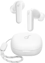 Soundcore by Anker P20i True Wireless Earbuds, 10mm Drivers with Big Bass, Bluetooth 5.3, 30H Long Playtime, Water-Resistant, 2 Mics for AI Clear Calls, 22 Preset EQs, Customization via App (White)