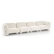Airlie Indoor 4 seater Modular Fabric Sofa Lounge