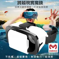 在飛比找PChome24h購物優惠-【MEMO】輕巧頭戴式虛擬實境VR眼鏡(MINI-CVR)