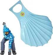 Snow Sled for Kids,Winter Snow Seld - Flexible Snow Winter Sled, Thickened Downhill Ski Snow Sled with Handle Cold-Resistant for Kids Adults