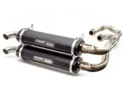 Trinity Dual Full System Exhaust Muffler For Polaris RZR S 1000 EPS 16-24