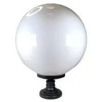 在飛比找momo購物網優惠-【彩渝】500MM PMMA 門柱燈(圓球 戶外球形柱頭燈 