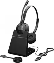 Engage 55 Stereo Headset UC, Link 400a DECT Adapter USB-A, Engage 55 Deskstand, 1.2m USB-C to USB-A Cable, Carry case, Warranty and Warning (Safety leaflets)
