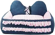 Pet Bed for Small Medium Dog Cat Plush Rectangle Nest Puppy Sleeping Bag Cushion