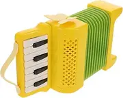 MINAOLULUS Cartoon Design Button Control Accordion Instrument for Modes Battery Operated for Early Music Education Motor Skills Development and Social Interaction