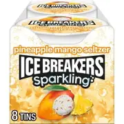 ICE BREAKERS Sparkling Pineapple Mango Seltzer Sugar Free Mints Tins, 1.5 oz...
