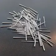 100 Steel tapered pins for clock repair .040" x .075" x 1"