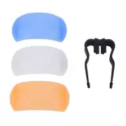 3 Color 3 In 1 Pop Up Flash Diffuser Cover For DSLR SLR Cameras WPD