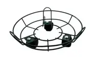 25cm Plant Pot Round Wheels Mover Metal Stand Trolley Caddy Garden Plate