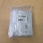 Nave Point 00301349 - 2-port Faceplate White Lot of 5